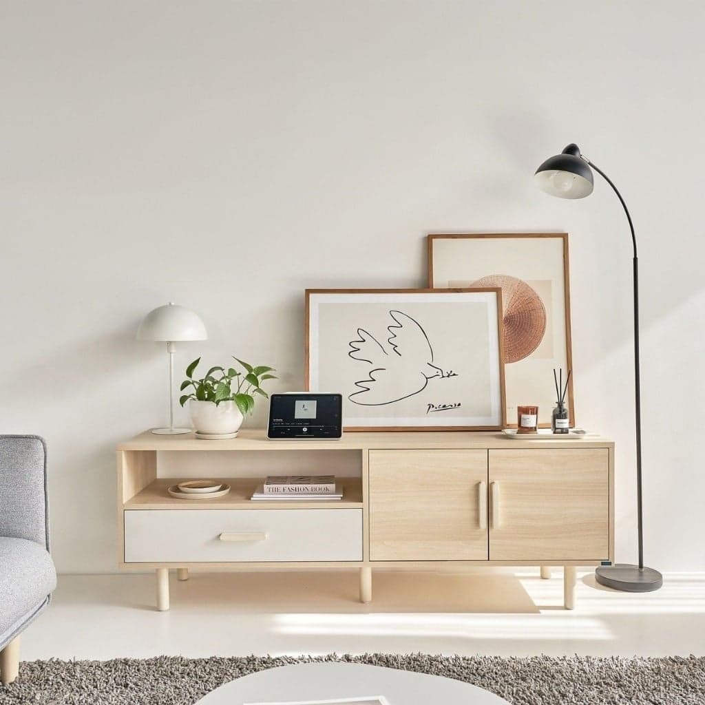 Cách chọn kích thước kệ tivi theo phong thủy giúp phòng khách hài hòa