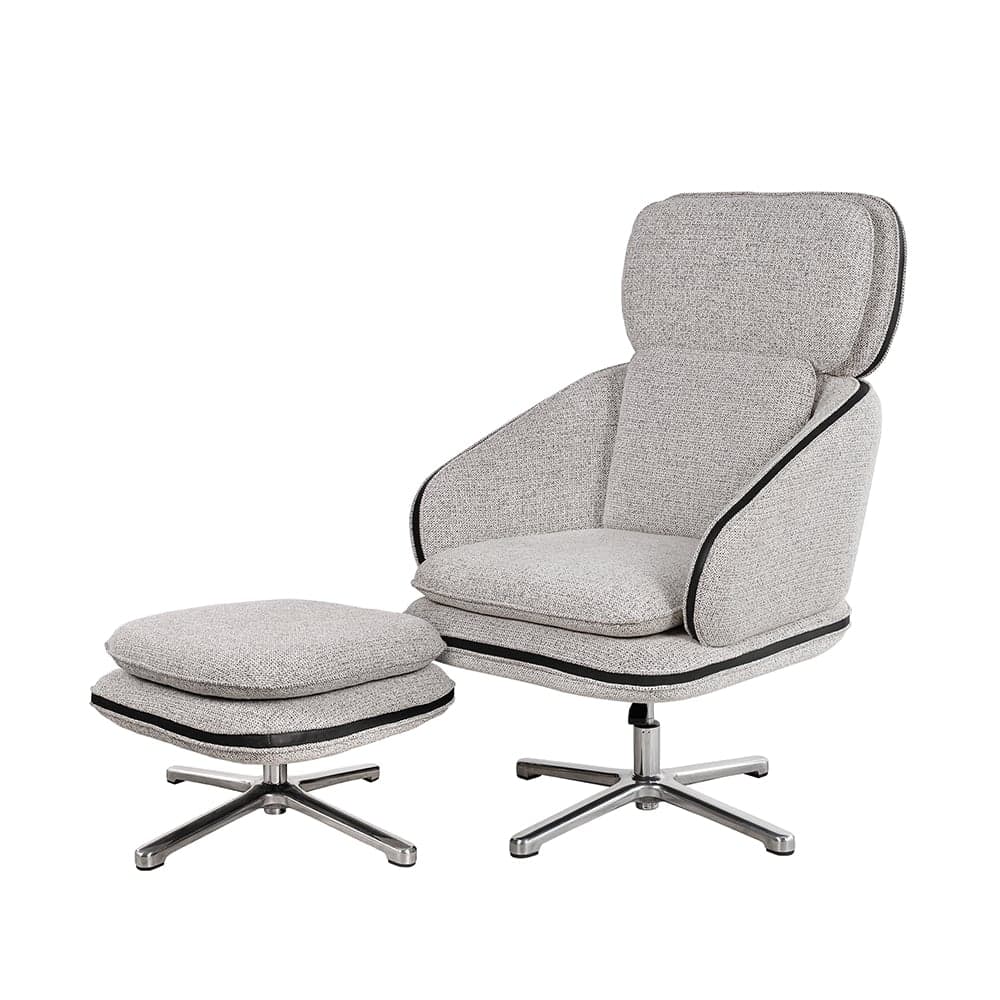 Combo Ghế Armchair Xoay 360 Và Đôn OASIS