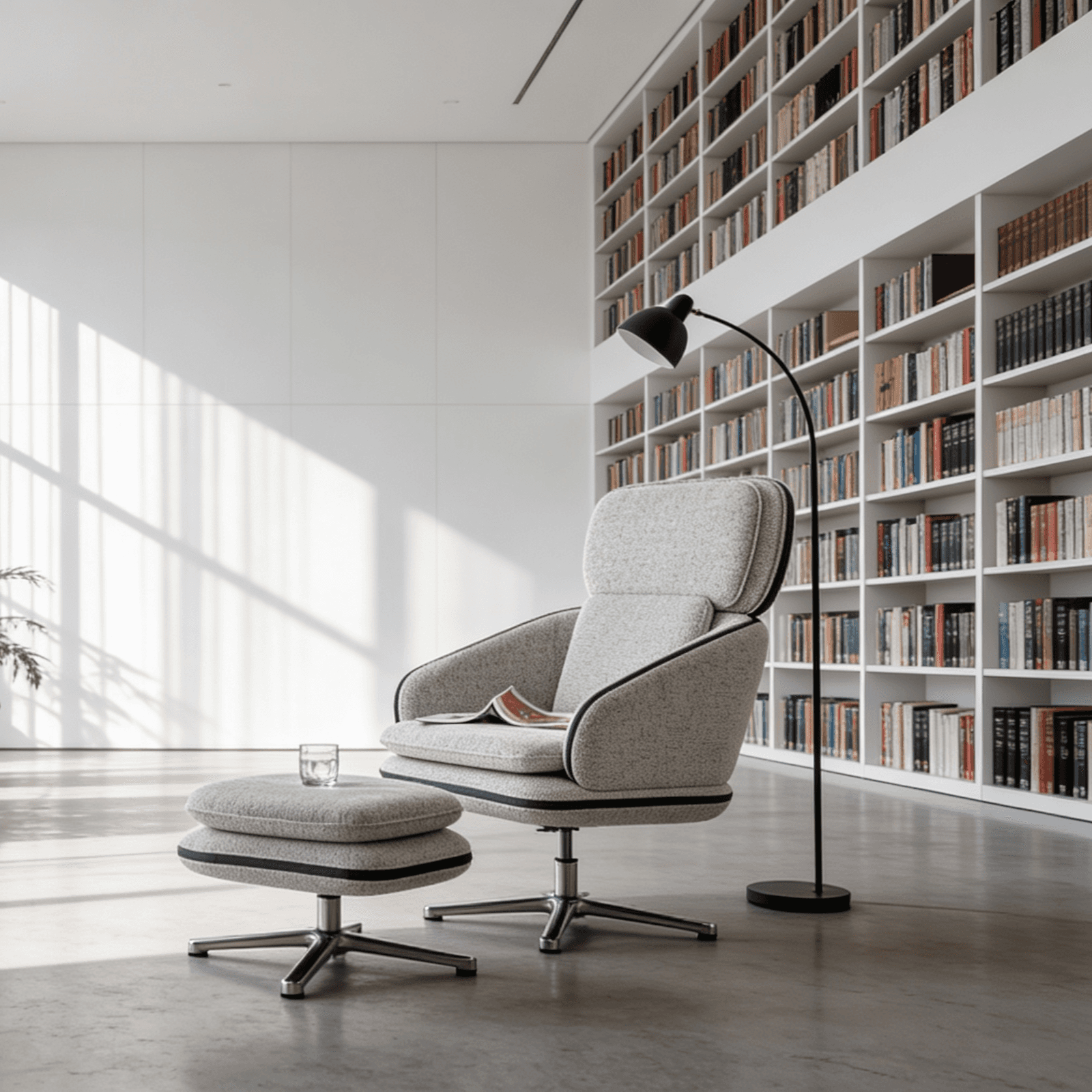 Ghế Armchair Xoay 360 Kèm Đôn OASIS